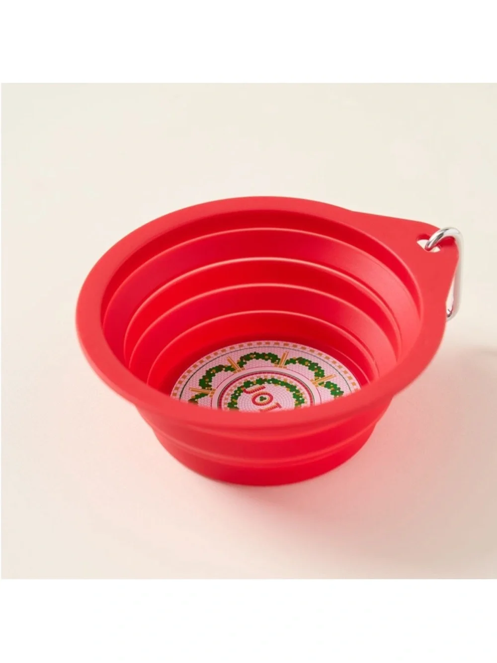 Anthropologie Bistro Tile Holiday Pet Bowl